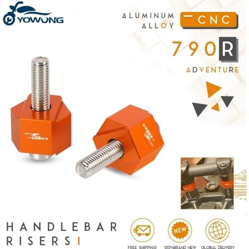 790 ADV R Motorcycle Handlebar Risers Fat Bar Riser CNC Aluminum Fit For 790 ADVENTURE / R / S 890 ADVENTURE / R ADV Accessories
