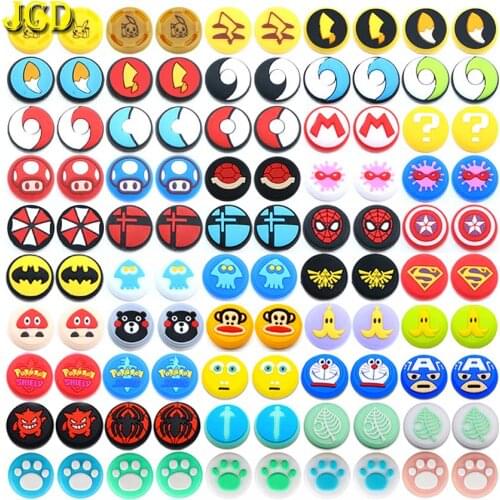 JCD 100PCS Analog Thumb Grips Caps for Nintend Switch Lite for NS JoyCon Controller Sticks Cap Skin for Joy-Con Joystick Cover