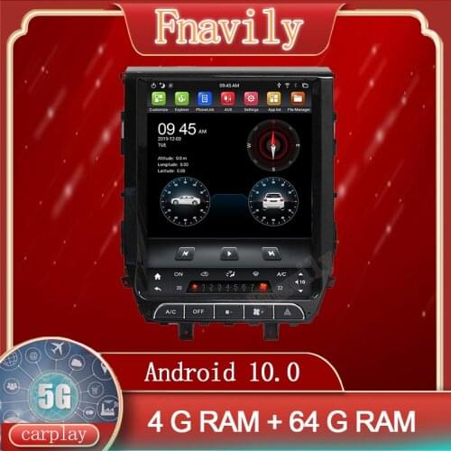 Android 10 Car Radio For Toyota Land Cruiser LC200 Car Multimedia System Player GPS Navigation Vertical Screen Tesla Style 12.1"