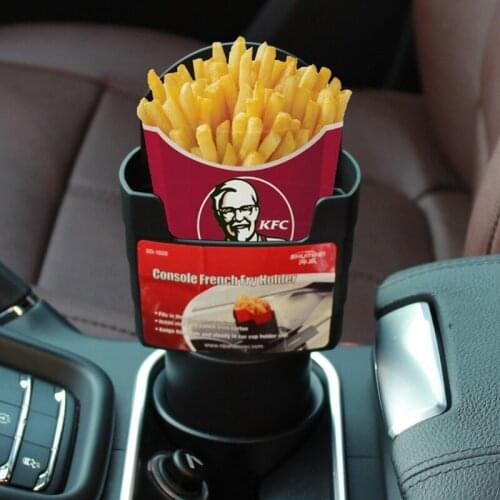Car French Fries Cup Holder Fries Snacks Box Multifunctional Phone Key Drink Mount Holder Car-Styling