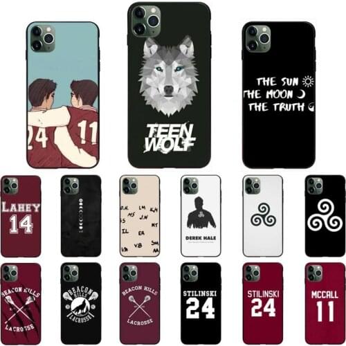 Teen Wolf Stilinski 24 McCALL 11 LAHEY 14 Phone Cover For iPhone 11 8 7 6 6S 7 8 plus X XS MAX 5 5S XR 12 Pro max se 2020 Case