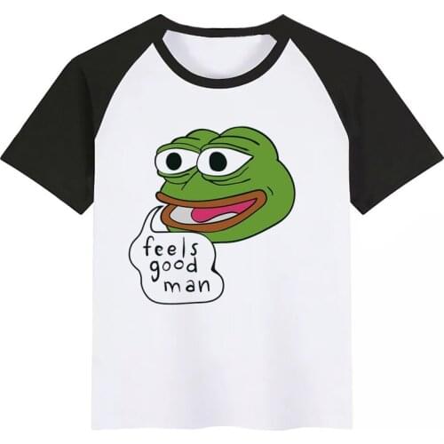 PEPE Kid Cute T Shirt BoysGirls Print Pepe T Shirt Kids Funny Clothes Children Summer Baby T-shirt