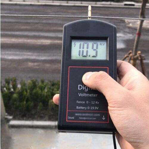 Electric Fence Voltage Tester Voltmeter for Impulse Power Grid Detect Any Electronic Fence Host Electric Fencing Faulty Finder
