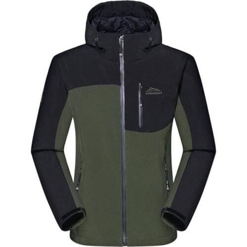 Outdoor Softshell Fleece Jackets Windproof Waterproof Rain Jacket Windbreaker Camping Fishing Hiking Jackets Hunting Clothes