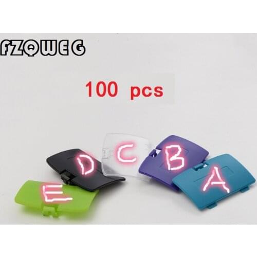 FZQWEG 100 PCS Case For Gameboy COLOR Battery Cover Lid Door For GBC Replacement