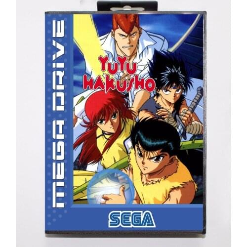 New Arrival Yu Yu Hakusho Makyou Toitsusen 16 bit MD Game Card With Retail Box For Sega Mega Drive