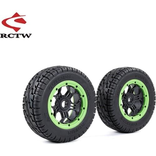 All Terrain Tyres Assembly Kit with Wheel Hub (Gen.III) for 1/5 Losi 5ive T ROFUN ROVAN LT KM X2 SLT V5 5S Rc Car Tires Parts