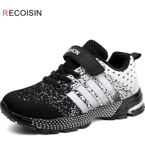 RECOISIN New 2020 Autunm Children‘s Sneakers Comfortable Sports Shoes For Boys Fashion Casual Running Kids Shoes Basket Enfant