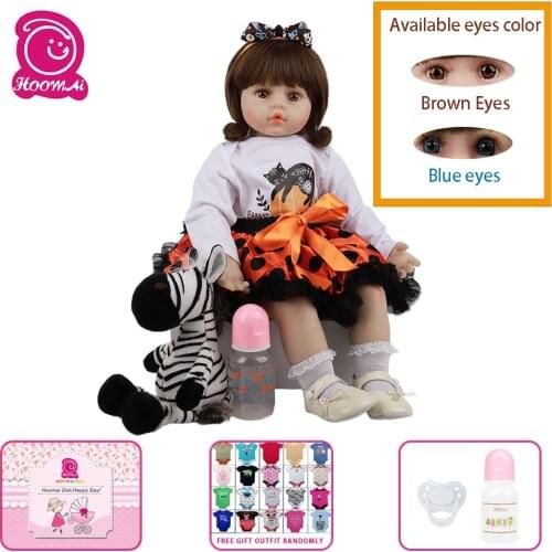 Hoomai 24 Inch Reborn Dolls 60cm Cloth Body Newborn Girl Babies Toy Princess Boneca Baby Doll Kid Birthday Gift Collect