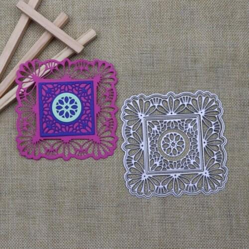 Square Circle Flower Metal Cutting Dies Stencils For DIY Scrapbooking Decorative Embossing Handcraft Die Cutting Template