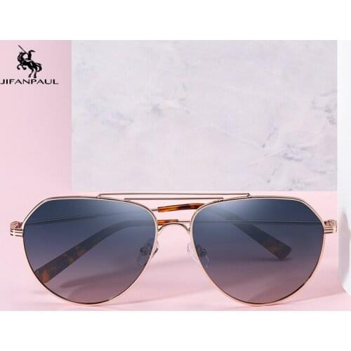 JIFANPAUL Sunglasses Glasses Driving Fishing Eyewear Brand Fashion Men UV400 Polarized Square Sun Glasses Men Metal Frame