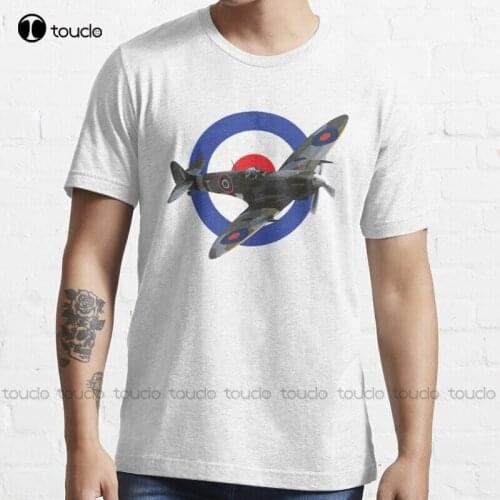 New Supermarine Spitfire T-Shirt Mom Shirts S-5XL black shirt Unisex