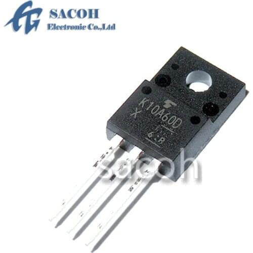 New original 10PCS/Lot TK10A60D K10A60D or TK10A60DR or TK10A60D5 or TK10A50D or TK10A60W TK10A60W5 TO-220F 10A 600V MOSFET