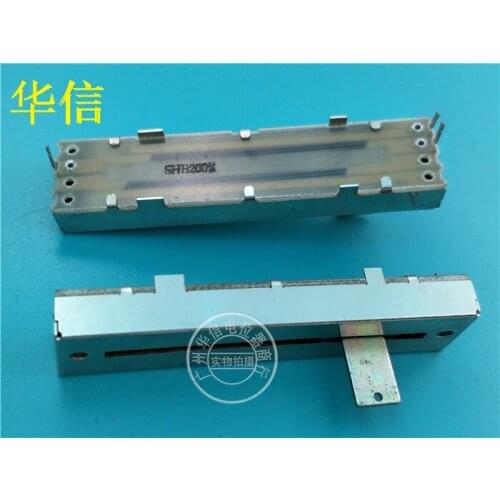 Original new 100% 7.3cm mixer with shaft single joint straight sliding potentiometer B200K handle length 12MMB outer foot SWITCH