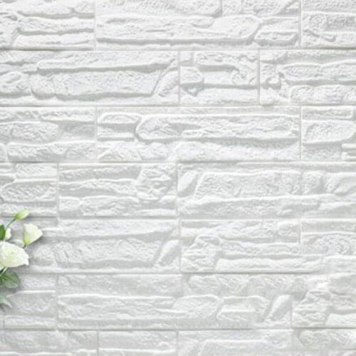 70*77cm Wall Stickers DIY Self Adhensive 3D Brick Living Room Foam Waterproof Wallpaper For TV Background Kids Room Decor