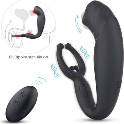 Sobbie Sex Toys For Man Vibrators Anal Plug Masturbators Gay Silicone Sliding Prostate Effective Stimulation Waterproof Sex Shop