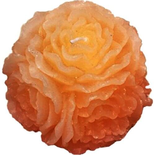 3D Rose Ball Candle Silicone Moulds Large Flower Ball Handmade Wedding Soap Molds