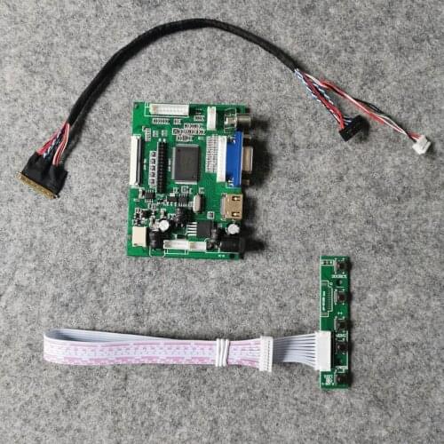 Fit HSD101PWW1/HX121WX1/LTN121AT11 matrix LVDS 40Pin VGA AV 1280*800 LCD monitor controller board 60Hz WLED Kit notebook pc