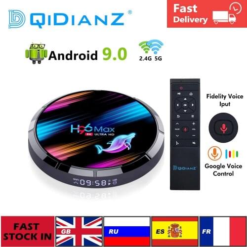 Smart TV Box H96MAX X3 Android 9.0 Amlogic S905X3 2.4G/5G Wifi BT4.0 8K Google Media Player H96 MAX Set Top Box