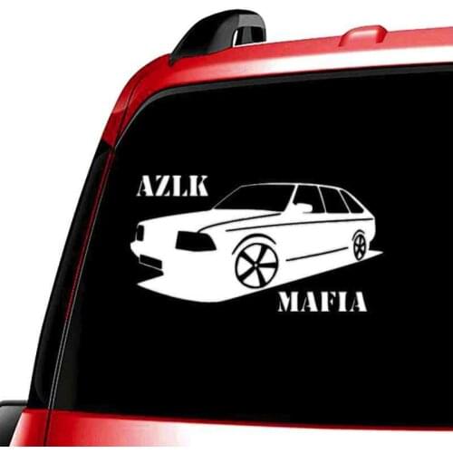 10.8*20cm car sticker moskovich azlk mafia auto sticker car stickers removable N686