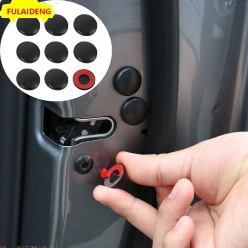 12PCS For Cadillac XTS 2015-2018 ABS Car Door screw antirust protection cover Trim Car Styling Accessories