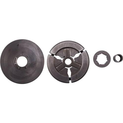 3/8 Inch-7T Clutch Drum Rim Sprocket Worm Gear Bearing Kit for Husqvarna 359 357XP 357 XP EPA 355 Chainsaw Replacement