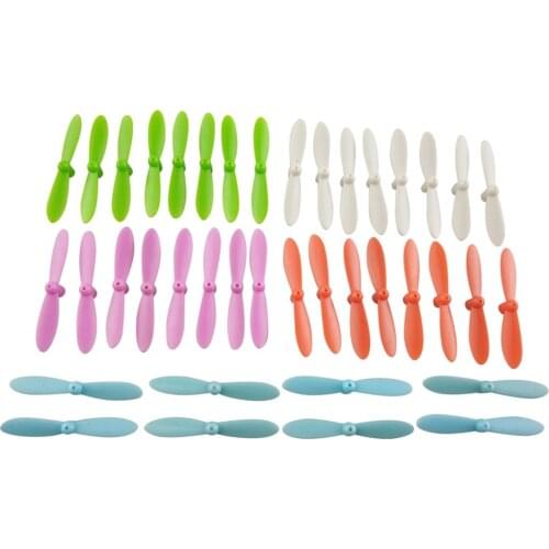 40 Pieces Propeller Propellers Airscrew Replacement for Cheerson CX 10 Drone Upgrade Parts Accessory Multicolor