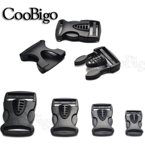 5pcs Side Release Buckles 20.5mm 25.5mm 32mm 39mm Webbing Plastic for Outdoor Luggage Travel DIY Bag Backpack Strap Accessories