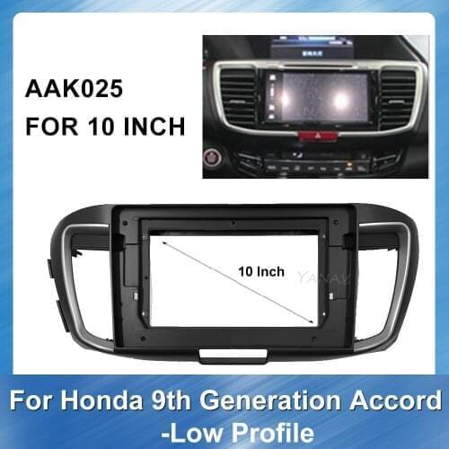 Car radio stereo receiver Face Dash Mount Trim fascia frame For HONDA ACCORD 9TH car Audio GPS Navigation fascia frame Face Dash