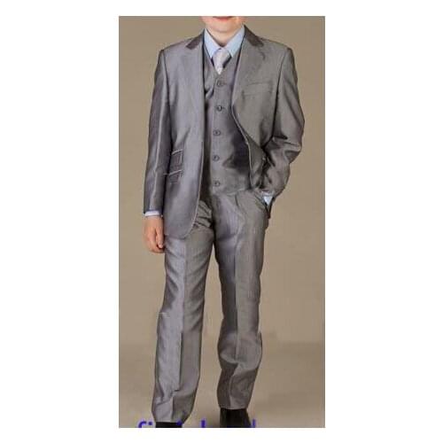 Free shipping/Custom made cheap Fashion suits Kids Complete Designer Boys' Formal Occasion (Jacket+Pants+Vest+Tie) kids tuxedo
