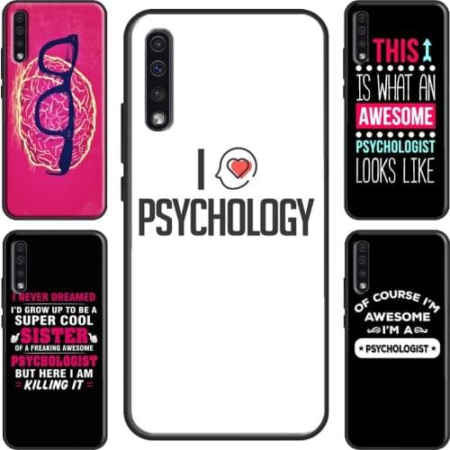 Psychologist Profession Psychology Case For Samsung A71 A51 A70 A50 A40 A10 A20e A21S Galaxy S20 Plus S10 S9 Note 20 Ultra