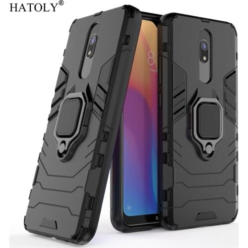 For Xiaomi Redmi 8 Case Cover For Redmi 8 Finger Ring Rubber PC Shell Back Phone Case Hard Protective Case For Xiaomi Redmi 8