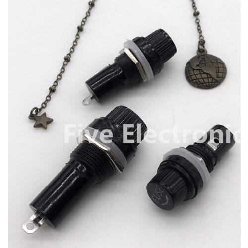 Black Fuse 10A250V,15A125V, 5*20mm 6*30mm fuse holder. 5X20MM, 6X30MM