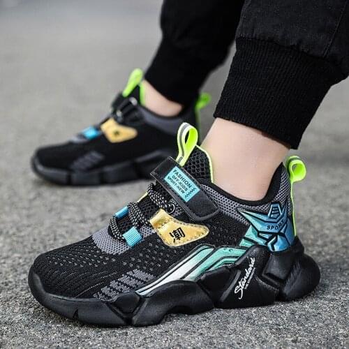 High Quality Childrens Shoes Breathable Sneakers For Boys Lightweight Kids Shoes Soft Bottom Running Shoe Tenis Infantil 2021