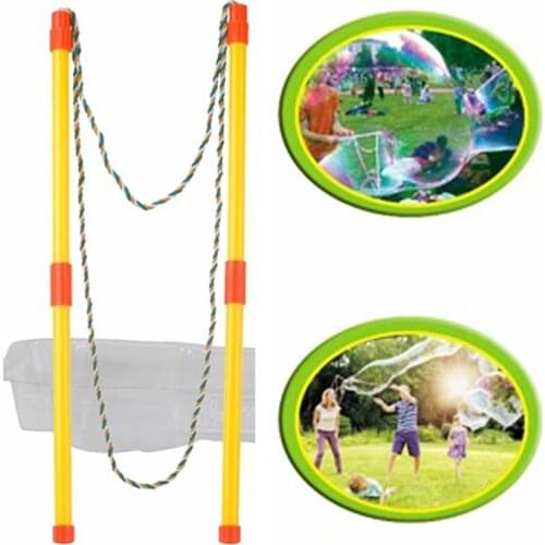 Kids Boy Girl Bubble Blowing Toys Enormous Bubbles Outdoor Garden Toy Big Bubble Stick Bubble Circle Dropshipping