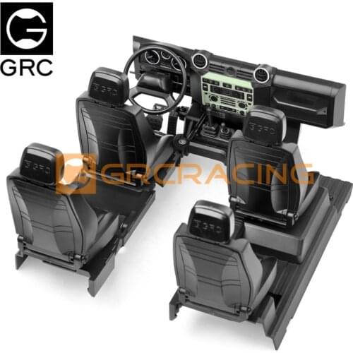 GRC Interior Simulation Central Control Seat Modification For 1/10 RC Crawler Car Traxxas TRX4 Defender