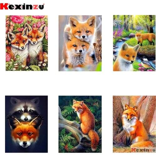 KEXINZU 5D Diamond Painting Full Display Little Dog Diamond Embroidery Full Square Cross Stitch Rhinestones Decor Home Gift y045