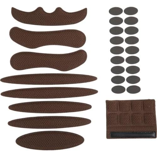 Helmet Padding Kit 27PCS Bicycle Replacement Universal Foam Pads Set Cushion for Bike Cycling Motorcycle Helmet