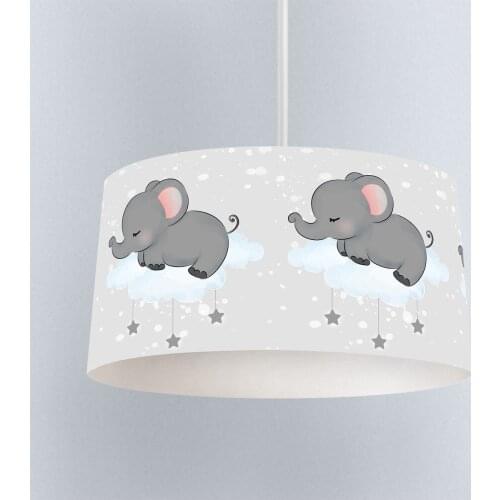 Lamp For Kids Bedrooms Light Chandelier for Living Room Childrens Room Elephant Sleeping on the Cloud Model 067