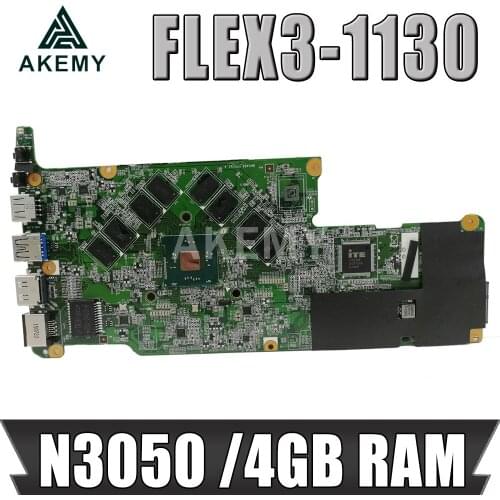 5B20K13586 for Lenovo Lenovo YOGA 300-11IBR FLEX3-1130 300S-11IBR BM5488 Laptop Motherboard CPU N3050 4GB RAM