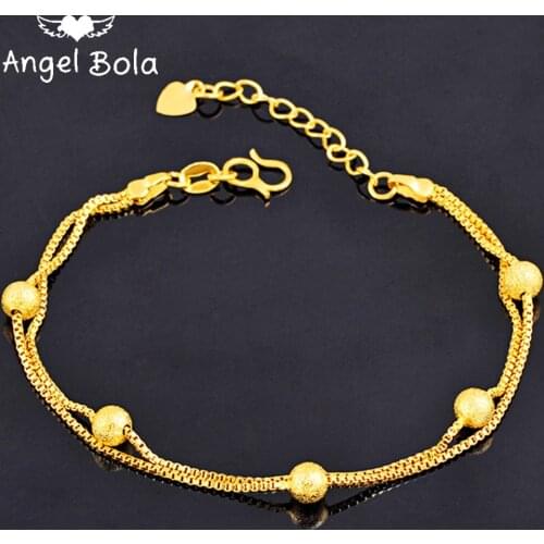 Fashion Beautiful Lady Lovers Charm Bracelet Charm Bead Jewelry Does Not Fade Luxurious Wedding Anniversary Party Gift Wholesale