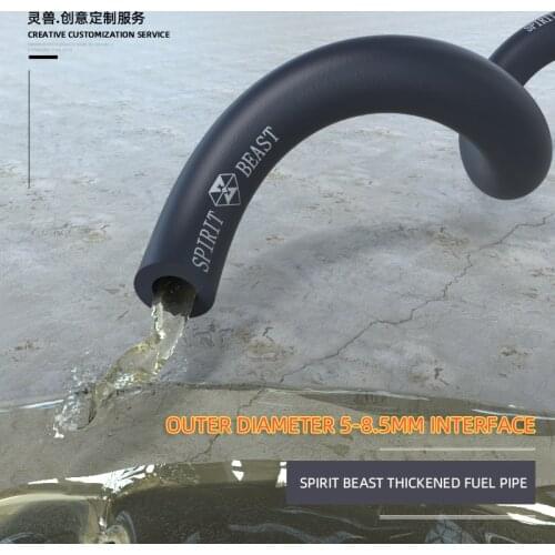 Motorcycle Tubing Rubber Hose Moto Motocross Tubing Brand Hose Gasoline Oil Pipeline Fuel Gasoline Thickening Hose Moto Styling