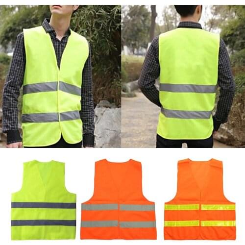 New Security Safety Vest Reflective Stripes Waistcoat for Sanitation Workers