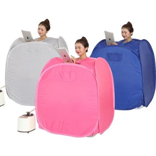 Portable Steam Sauna Spa STEAM BATH Comfortable Home Saunas Therapy Detox Lose Weight Wet Steam Sauna room Calories Burned