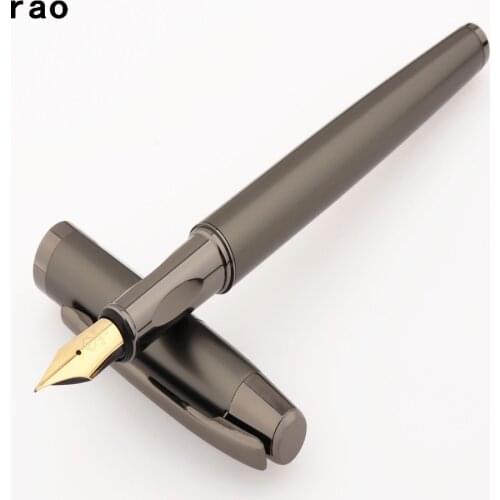 Luxury quality 3699 gray Fine Pen body Business office Fountain Pen student School Stationery Supplies ink calligraphy pen