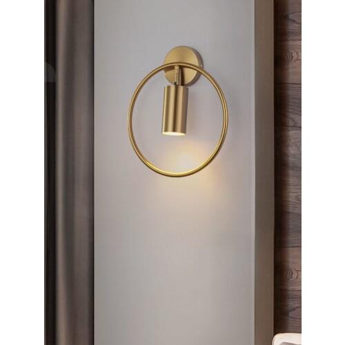 Post Modern LED Luxury Wall Lamp 5W GU10 AC95-260V Ling Room Bedroom Bedside Wall Fixtures Lighting Indoor