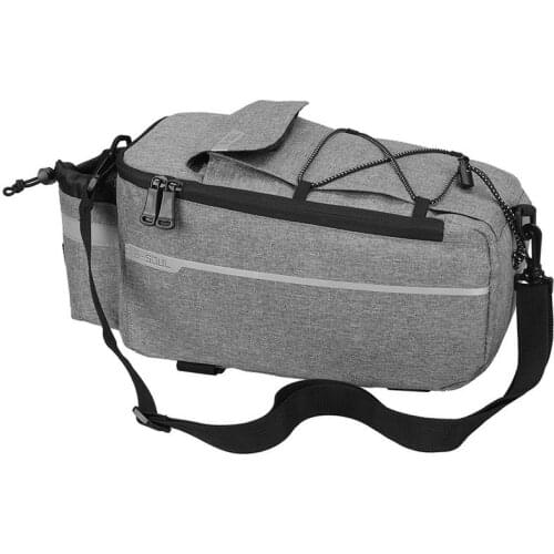 Mountain Bike Rear Bag Folding Shelf Bag Riding Equipment Camel Bag Accessories Bicycle Rear Seat Black Gray Bag