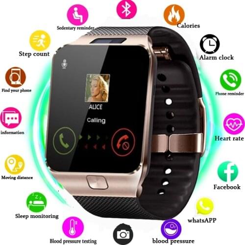 Smartwatch DZ09 Smart Watch Support TF Card SIM Camera Sport Bluetooth Wristwatch for Samsung Huawei Xiaomi Android Phone dz 09