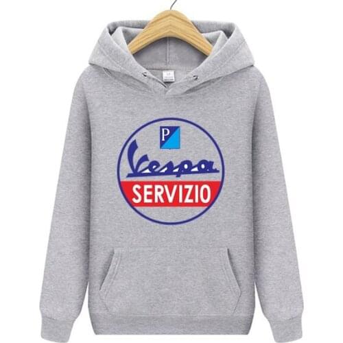Vintage Vespa Mens Hoodies Vespa Servizio Car Sweatshirts Man Vespa Cars Streetwear Adult Vespa Service Streetwear Hoodie S-3XL