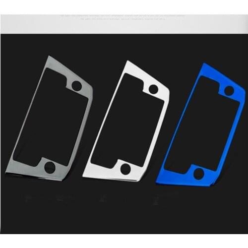 Stainless steel Interior Console Navigation Panel Frame Cover Trim For Tiguan 2017